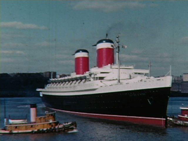 Rare Footage The Andrea Doria On Her Maiden Voyage 1953